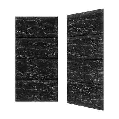 Polstret vægpanel Stegu Print 60 x 30 cm carra sort
