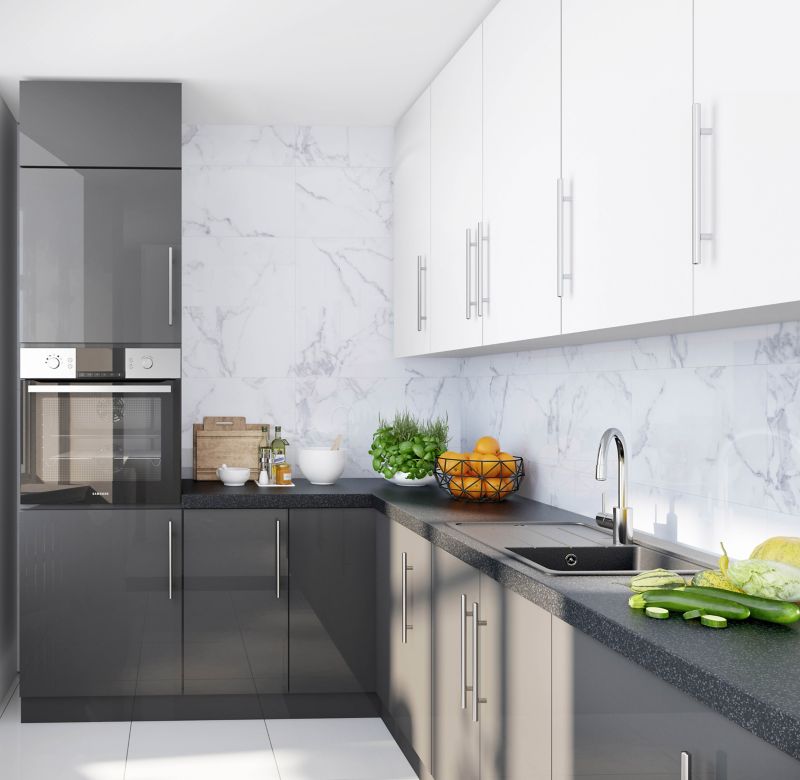 SPC vinyl vægpanel Calacatta 30 x 60 cm 2,34 m2