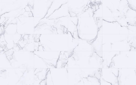 SPC vinyl vægpanel Calacatta 30 x 60 cm 2,34 m2