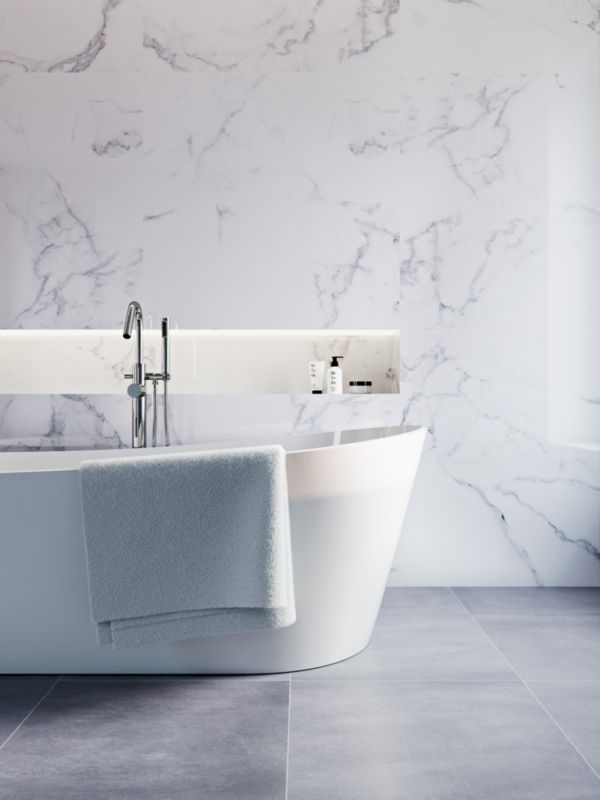 Vinyl vægpanel SPC Calacatta 47 x 94 cm 1,767 m²