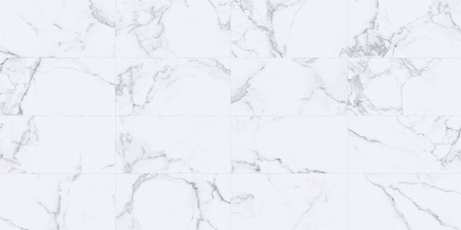 Vinyl vægpanel SPC Calacatta 47 x 94 cm 1,767 m²