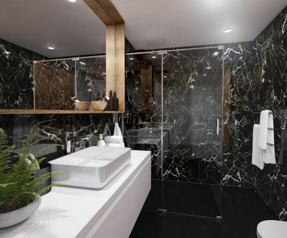 SPC vinyl vægpanel Marble Fuego 30 x 60 cm 2,34 m²