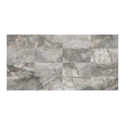 Vinyl vægpanel SPC Marble Grey 47 x 94 cm 1,767 m²
