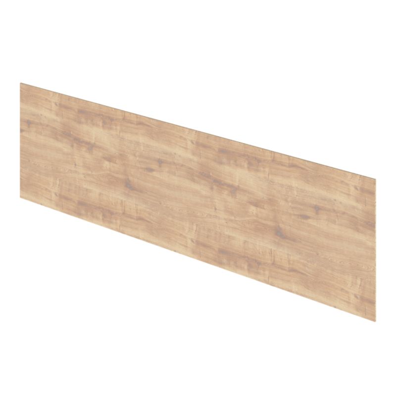 Laminat bagpanel i lys eg 60 x 240 cm