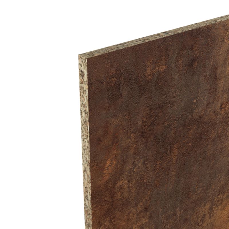 Laminat bagpanel 60 x 300 cm i rustfarvet
