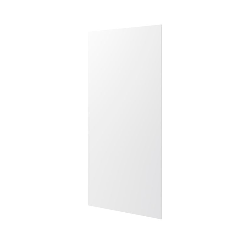 Bagpanel til køkkenø GoodHome Alpinia 89 x 200 cm mat hvid