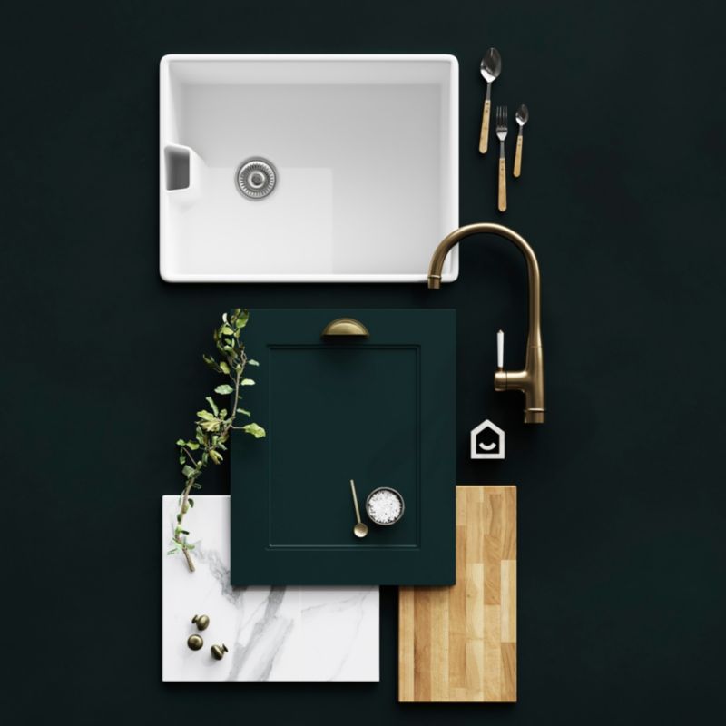 Bagpanel til køkkenø GoodHome Artemisia 89 x 200 cm classic grøn