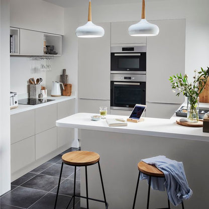 Bagpanel til køkkenø GoodHome Balsamita 89 x 200 cm mat-grå