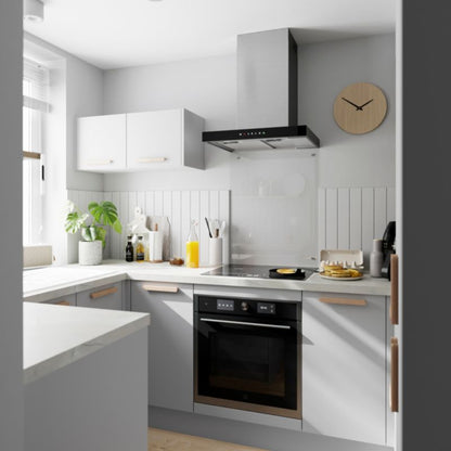 Bagpanel til køkkenø GoodHome Balsamita 89 x 200 cm mat-grå