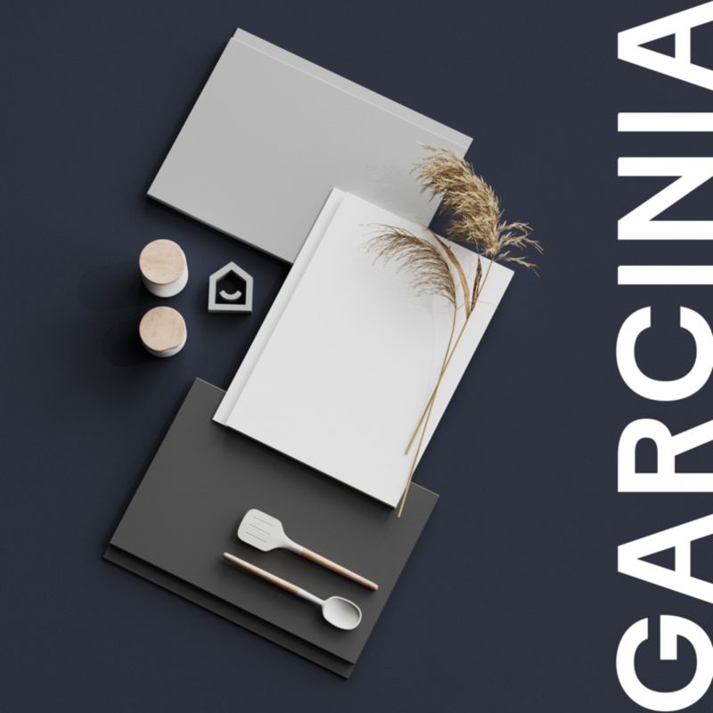 Bagpanel til køkkenø GoodHome Garcinia 89 x 200 cm grå højglans