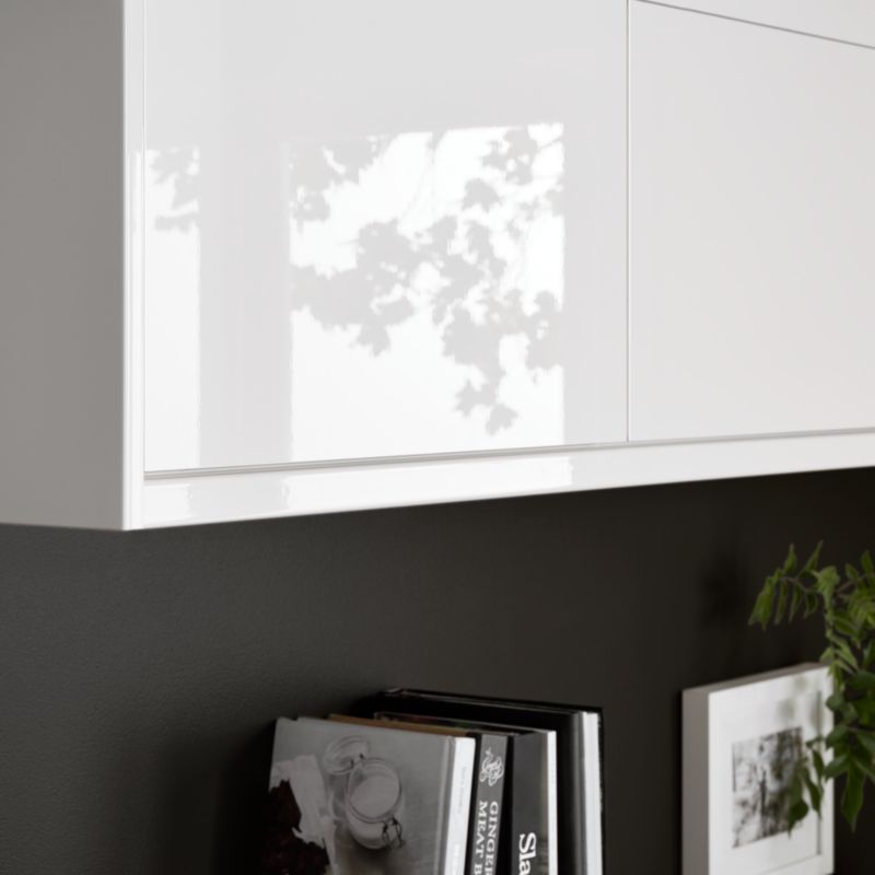 Bagpanel til køkkenø GoodHome Stevia 89 x 200 cm i cremet blank finish