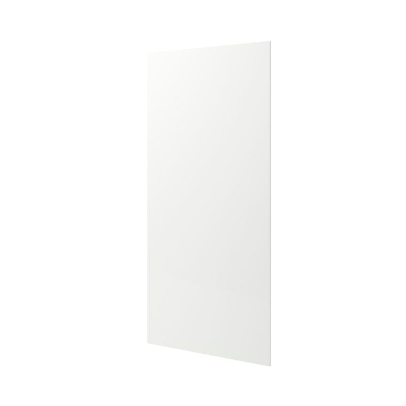 Bagpanel til køkkenø GoodHome Stevia / Garcinia 89 x 200 cm hvid højglans