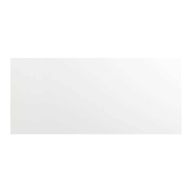 Bagpanel til køkkenø GoodHome Stevia / Garcinia 89 x 200 cm hvid højglans