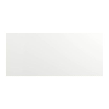 Bagpanel til køkkenø GoodHome Stevia / Garcinia 89 x 200 cm hvid højglans