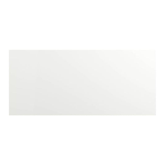 Bagpanel til køkkenø GoodHome Stevia / Garcinia 89 x 200 cm hvid højglans