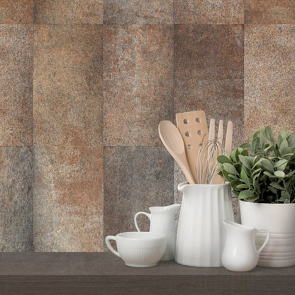 Vilo Motivo 250 rust PVC-vægpanel