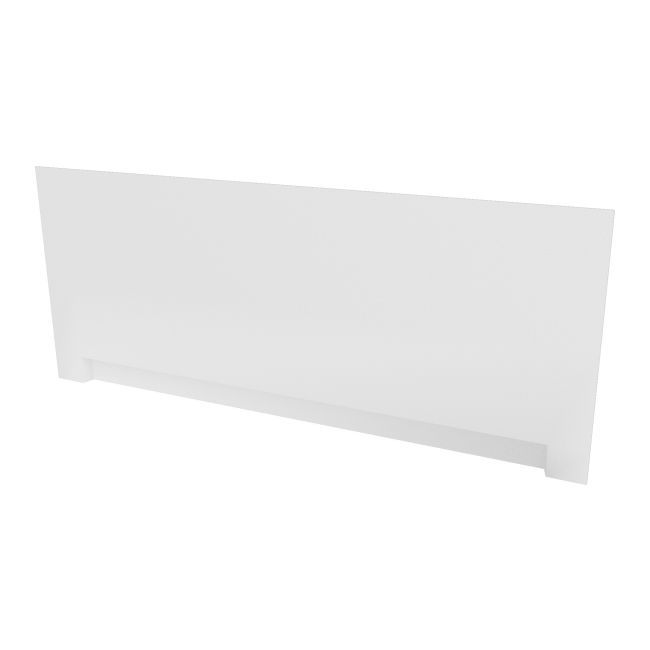 Akryl badekars panel rektangulær 160 cm hvid