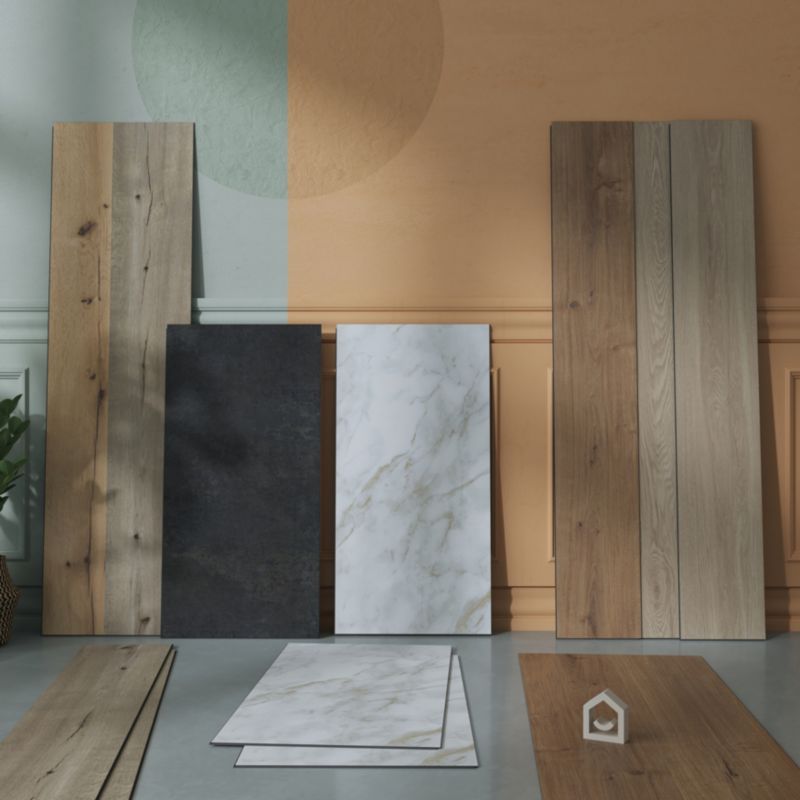Vinylgulv Italo Ceramin Hvid Marmor 2,4 m²