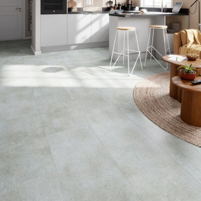 Vinylgulv SPC Hvid Beton 2,4 m²
