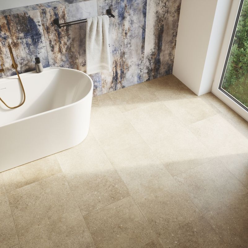 GoodHome SPC vinylpanel white Concrete 2,402 m²