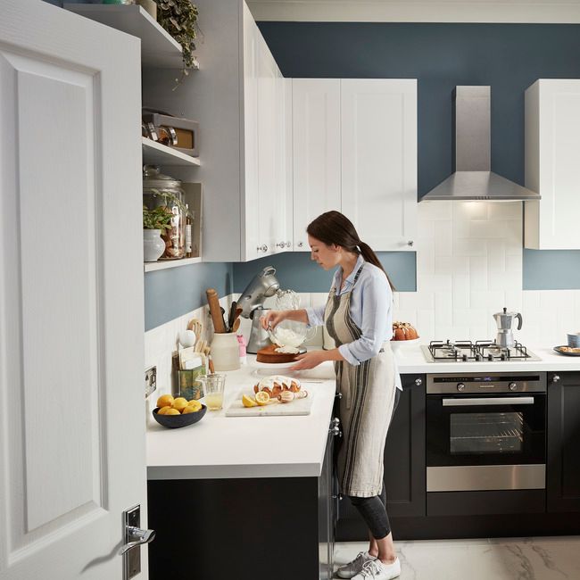 Udskiftningspanel til underskab GoodHome Artemisia 57 x 72 cm mat‑grafit venstre