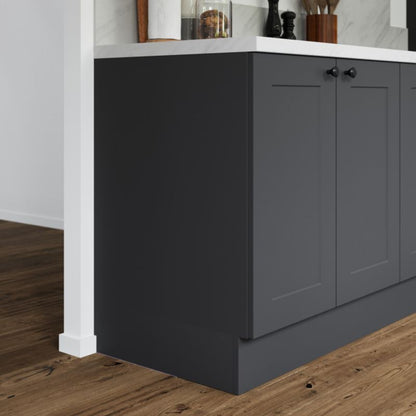 Udskiftningspanel til underskab GoodHome Artemisia 57 x 72 cm mat‑grafit venstre
