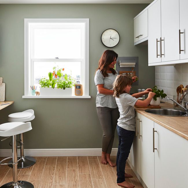 Udskiftningpanel til underskab GoodHome Balsamita 57 x 72 cm mat hvid venstre