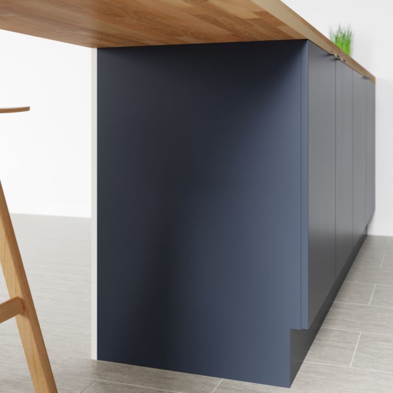 Udskiftningspanel til GoodHome Stevia underskab 72 x 57 cm blå mat venstre