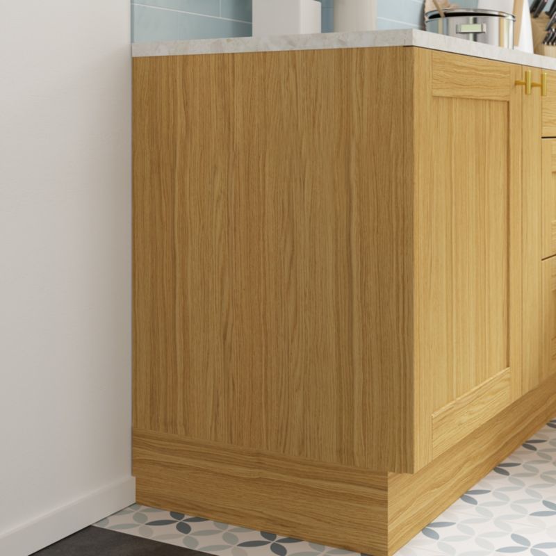 Udskiftningpanel til underskab GoodHome Verbena 57 x 72 cm i naturlig eg, venstre
