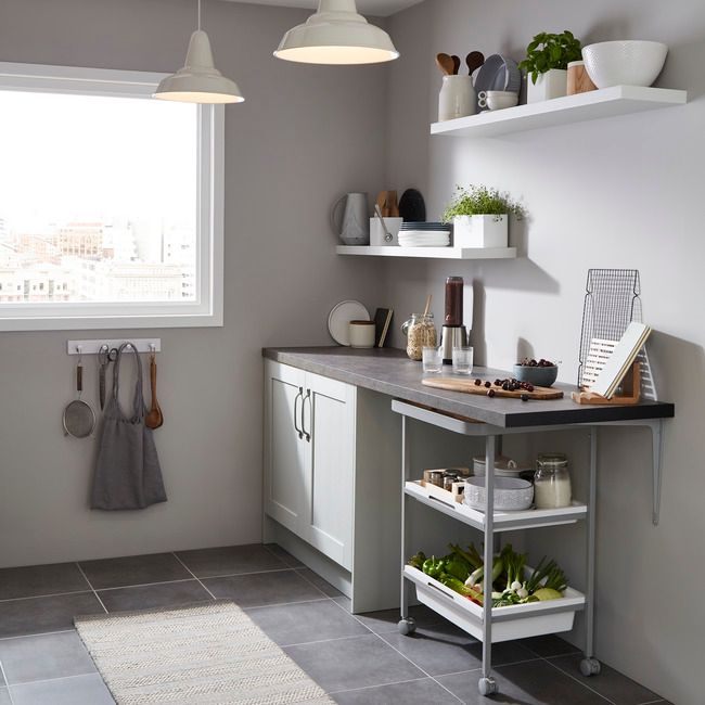 Udskiftningspanel til højskab GoodHome Alpinia 32 x 90 cm i gråt træ