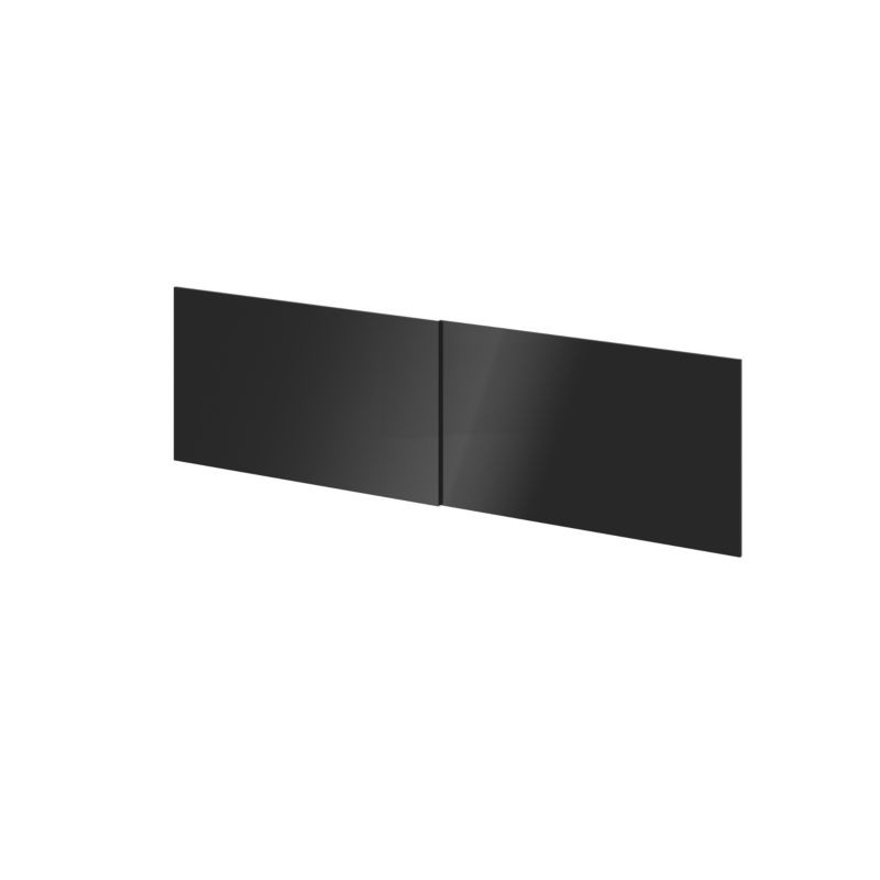 GoodHome Atomia skydedørspaneler 225 x 100 cm i antracit med blank finish, 4 stk.