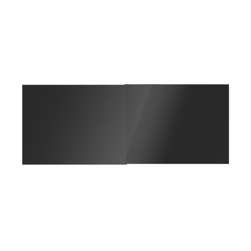 GoodHome Atomia skydedørspaneler 225 x 75 cm antracit højglans 4 stk.