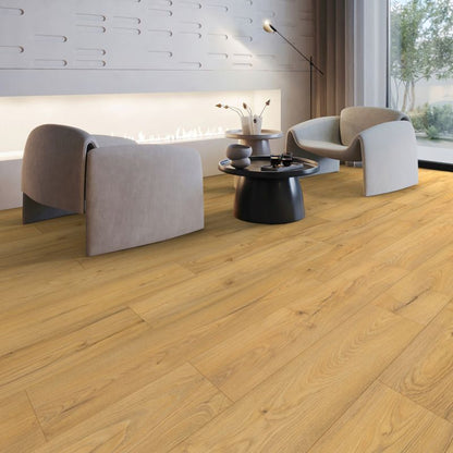 Laminatgulv Alder AC4 128,5x19,2 cm Beige 2,47 m²