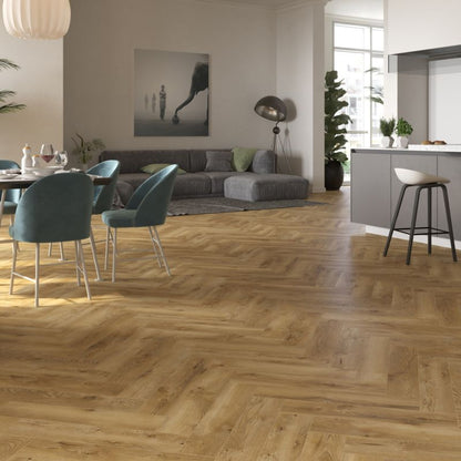 Laminatgulv Almagro 64,3x13,1 cm Brun 1,179 m²