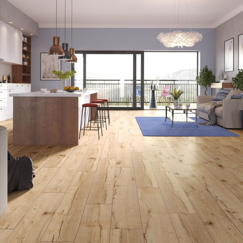 Laminatgulv Dąb Camden AC5 1,97 m² Beige 4003992604740
