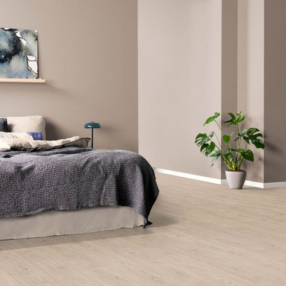 Laminatgulvpaneler Eg Barfield grå AC4 1,995 m²