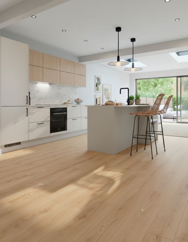 Laminatgulv Blackwater AC4 128,8x19,5 cm Brun 2,26 m²