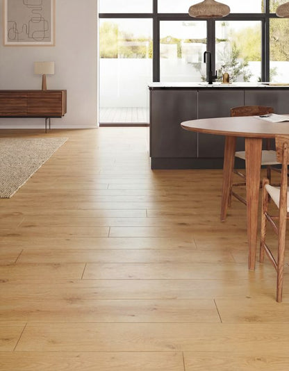 Laminatgulv Bramston 126,1x19,2 cm Natur Eg 2,179 m²