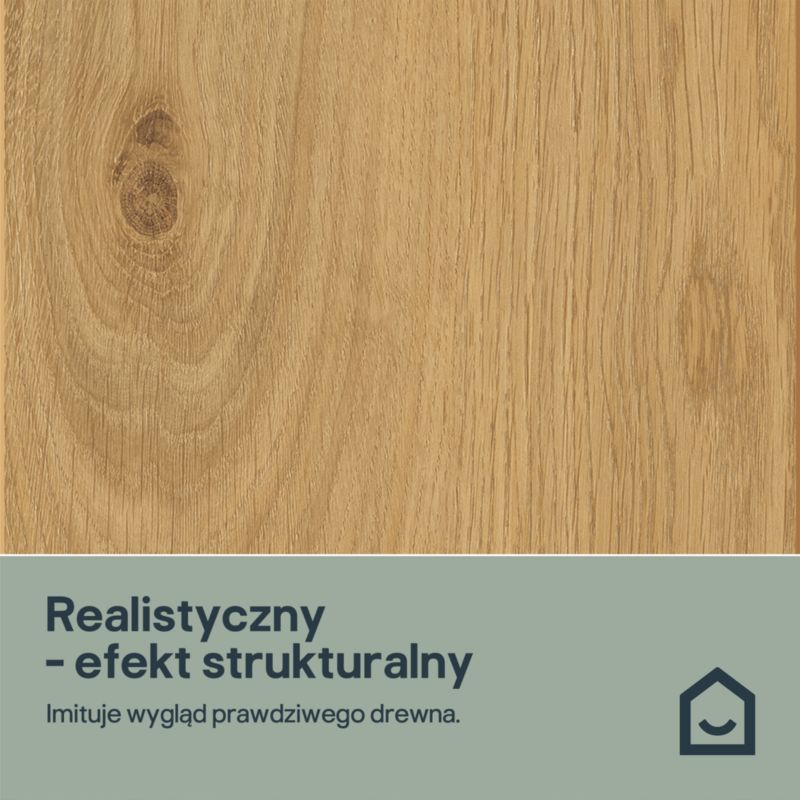 Laminatgulv Bramston 126,1x19,2 cm Natur Eg 2,179 m²