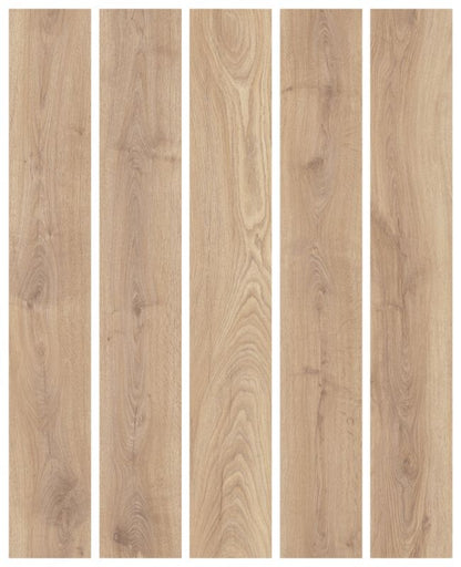 Laminatgulv Calne 128,8x19,5 cm Lysebrun 2,26 m²