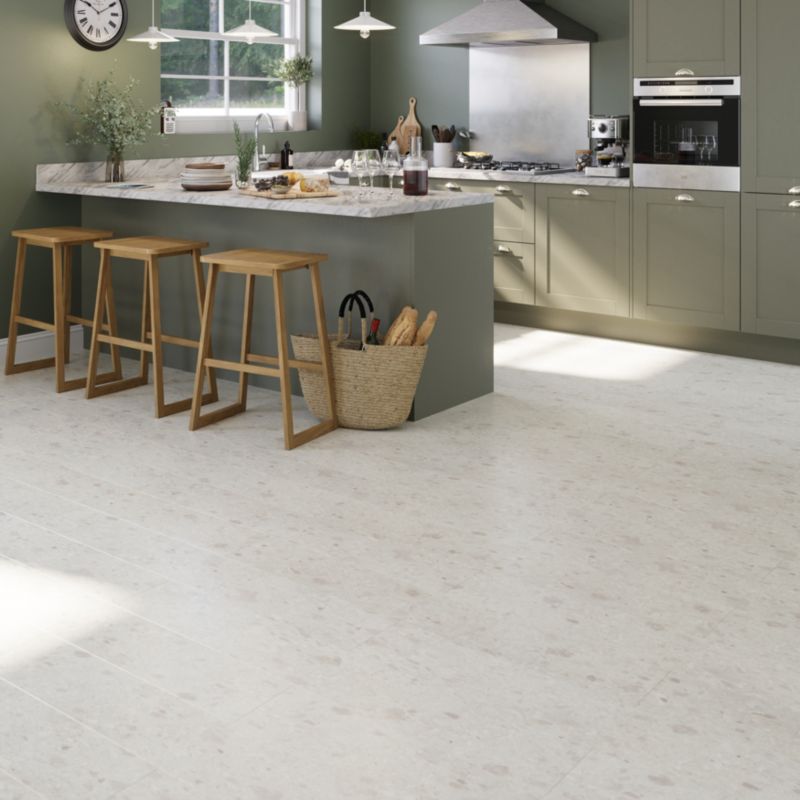 GoodHome Ceppo laminatgulv AC4 hvid 2,53 m²