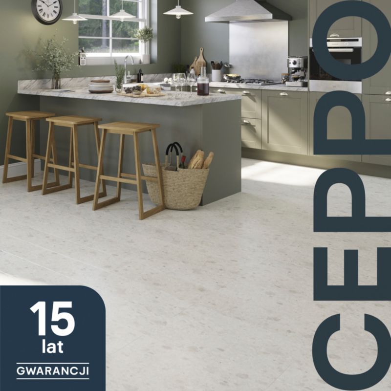 GoodHome Ceppo laminatgulv AC4 hvid 2,53 m²