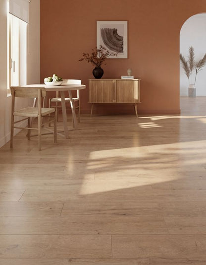 Laminatgulv Cinderford 1288x195 mm Brun Mat 2,26 m²