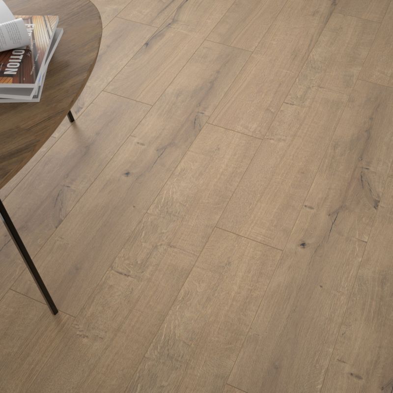 Laminatgulv Cinderford 1288x195 mm Brun Mat 2,26 m²