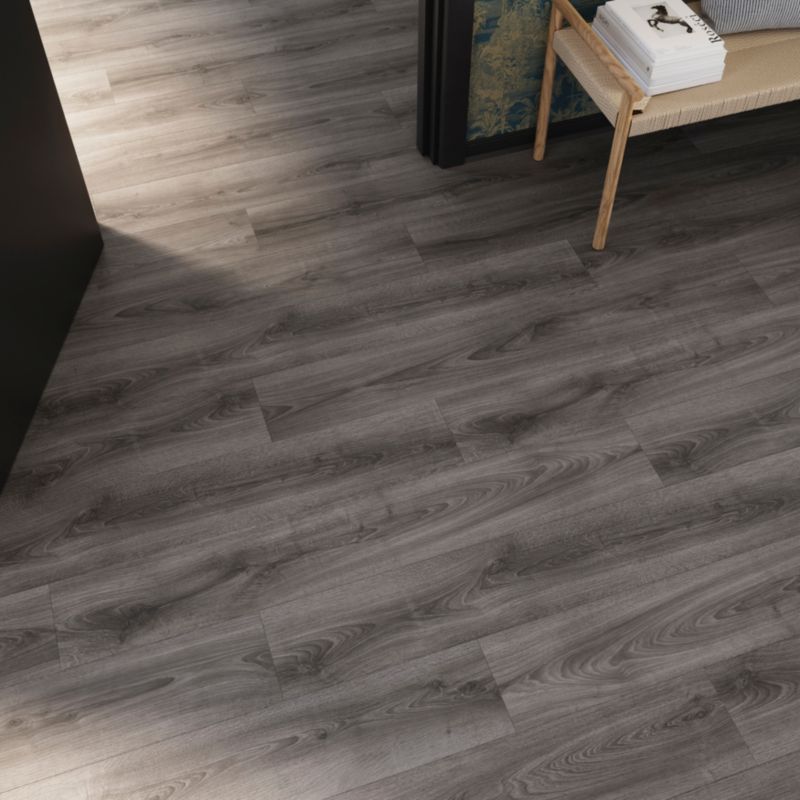 GoodHome laminatgulvpaneler Dąb Cleobury AC5 brun 1,69 m²