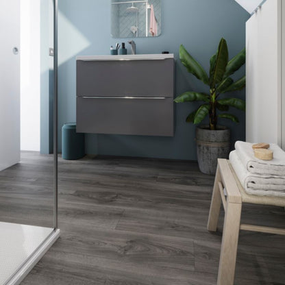 GoodHome laminatgulvpaneler Dąb Cleobury AC5 brun 1,69 m²