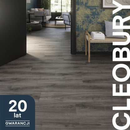 GoodHome laminatgulvpaneler Dąb Cleobury AC5 brun 1,69 m²