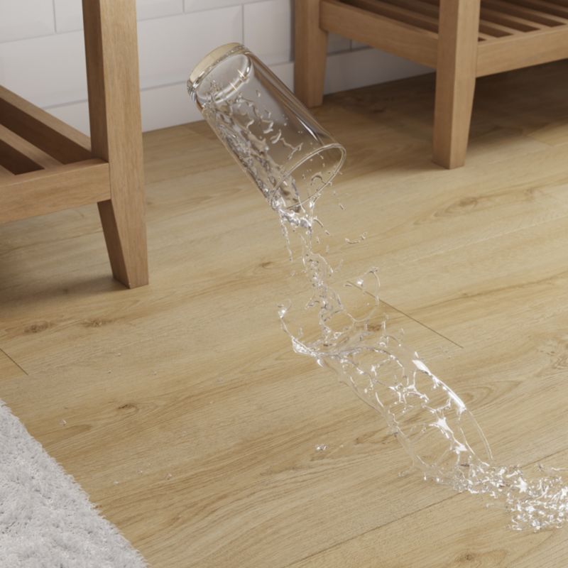 GoodHome laminatgulvpaneler Dąb Cleobury AC5 naturlig 1,69 m²