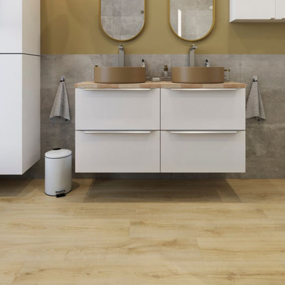 GoodHome laminatgulvpaneler Dąb Cleobury AC5 naturlig 1,69 m²