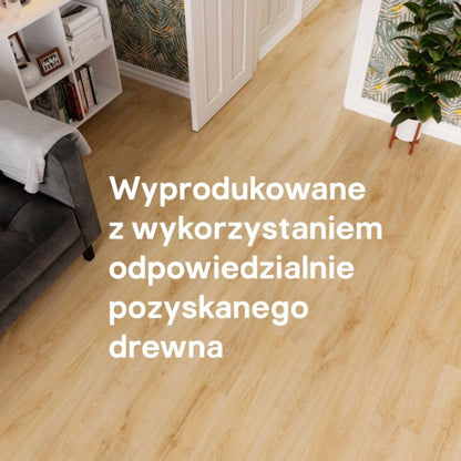 GoodHome laminatgulvpaneler Dąb Cleobury AC5 naturlig 1,69 m²